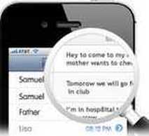 Spy on all mobile text messages.
