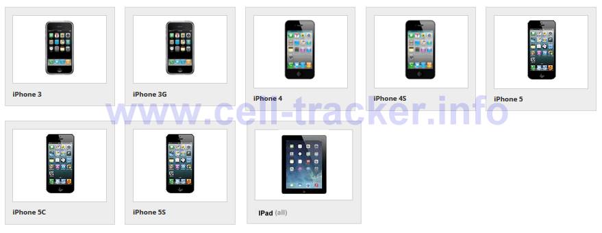 Apple devices compatible with Easy Spy.